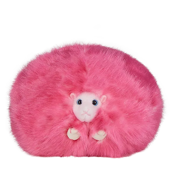Pink Pygmy Puff Plush