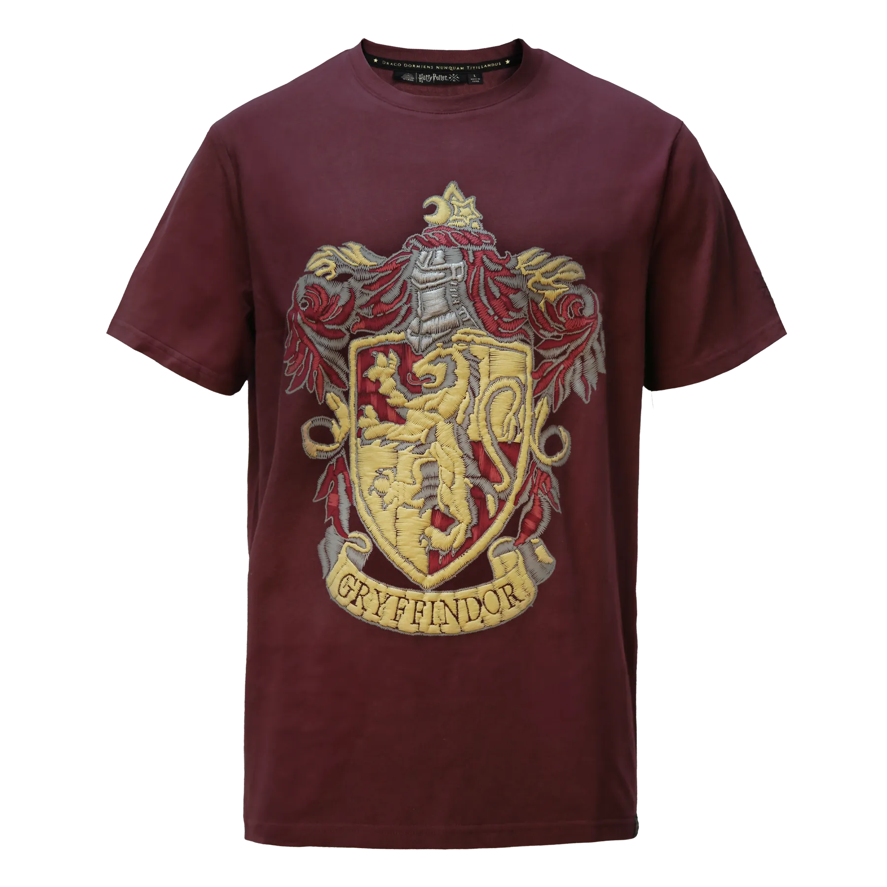 Embroidered Print House Crest TShirt Gryffindor A